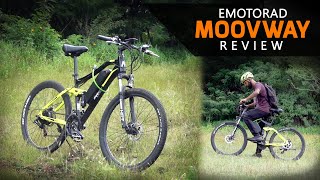 EMotorad MOOVWAY ELECTRIC CYCLE  Detailed Review  Is this THE BEST EBIKE IN INDIA [upl. by Anuahsal]