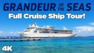 Grandeur of the Seas Full Cruise Ship Tour [upl. by Sukcirdor]