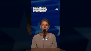 Mother of Israeli hostage Hersh GoldbergPolin addresses her son at the DNC [upl. by Asselim]