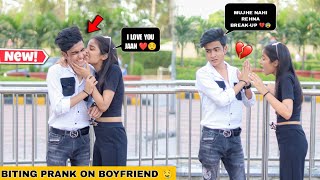 Biting Prank On Boyfriend 😬 Part 2  Gone Extremely Wrong 😭   Justin Romio [upl. by Viv]