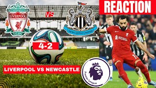 Liverpool vs Newcastle 42 Live Stream Premier league Football EPL Match Score reaction Highlights [upl. by Vonni289]