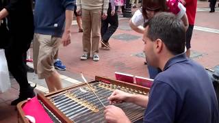 Cimbalom Music played by Miroslav Vavák in Grafton St Dublin Ireland [upl. by Aciras363]