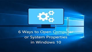 How to Open System Properties in Windows 10 [upl. by Petulia]