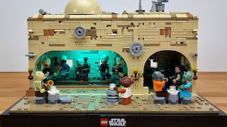 LEGO Star Wars Cantina Band MOC with LED Lights and MUSIC [upl. by Georgine]