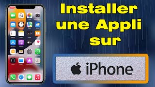 Comment installer une application sur iPhone [upl. by Yelnik]