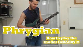 Phrygian  How to play the modes instantly [upl. by Marinna]