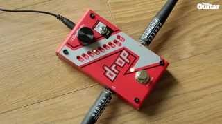 DigiTech Drop droptuner guitar effects pedal demo [upl. by Ahsienek]