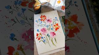 How to create your own watercolor bouquet putting together several reference photos [upl. by Jehiah]