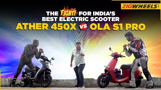 India’s Best Electric Scooter Is…  Ola S1 Pro vs Ather 450X Comparison Test  Zigwheels [upl. by Rani598]