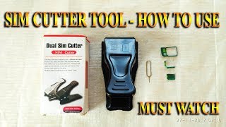 Sim Cutter Tool  How to use [upl. by Rolandson]