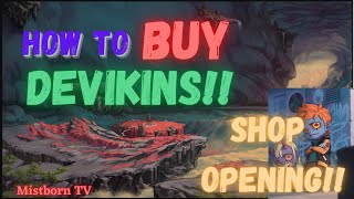 How to BUY Devikins  Devikins Shop  Sept 7 Shop Opening  Sergio How to Tutorial  Moonlabs Studio [upl. by Eirehs648]