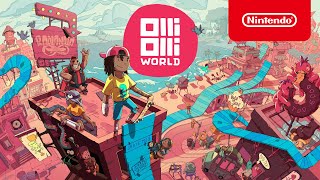 OlliOlli World  Official Gameplay Trailer  Nintendo Switch [upl. by Esikram981]