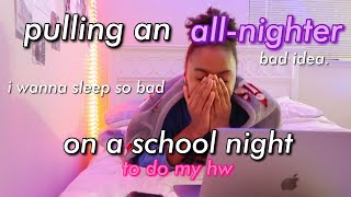 pulling an all nighter on a school night [upl. by Welbie]