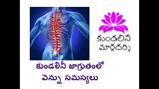 కుండలిని జాగృతంలో వెన్ను నొప్పి SPINAL KRIYAS KUNDALINI SHAKTI HOT AND COLD STIFFNESS CHAKRAS [upl. by Dedric497]