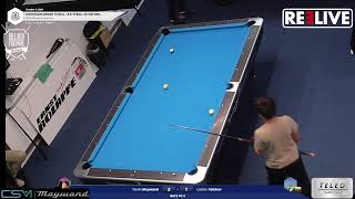 Noah Maywand vs Lichko ValchevDIENSTAGSTURNIER 10BALL 8102024 [upl. by Eiralc]