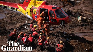 Aftermath of deadly dam collapse in Brazil [upl. by Verras]