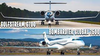 Gulfstream G700 Vs Bombardier Global 7500 [upl. by Dumond442]