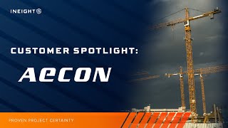 InEight Customer Spotlight Aecon [upl. by Intruoc]