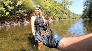 Metal Detecting the River We Found Over 37 LBS of Buried Treasures [upl. by Trofmoc881]