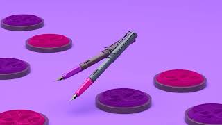 Lamy Safari Special Edition Violet Blackberry amp Pink Cliff [upl. by Fai]