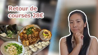 RETOUR DE COURSES 28€ MOIS DE JUIN  DINER CHEZ MA PETIT SOEUR [upl. by Leaper]