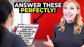 How to Answer the 7 Most Common Interview Questions  Best Answer Examples [upl. by Nitnert]