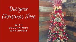 Designer Christmas Tree Decorating Tutorial [upl. by Aem]