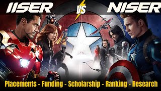 IISERs vs NISER Comparison  Placement Fees Ranking IAT amp NEST Exam [upl. by Ha968]