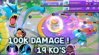 ATTACK GYARADOS BUILD GOES CRAZY   Pokemon unite gyarados ranked gameplay [upl. by Yenruoc]