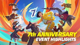 7th Anniversary Event Highlights  Free Fire Official [upl. by Eniagrom1]