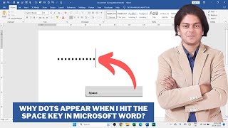 Why dots appear when I hit the space key in Microsoft word [upl. by Matejka605]