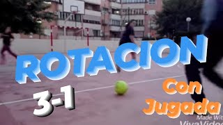 quotComo rotar en fútbol sala 31 y finalizar con jugadaquot [upl. by Kellia812]