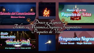 Misiones DiariasTicketsFragmentosPaquetes de Velas04102024 🐾Lyncis🐾 Sky Niños de la LuzSky [upl. by Enelkcaj371]