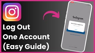 How To Log Out Of One Account On Instagram [upl. by Pacien958]