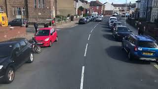 A journey on 11588 Stagecoach South Route 14 to Portsmouth College  Enviro 400MMC  YX23 OPP [upl. by Ecirtnahs135]