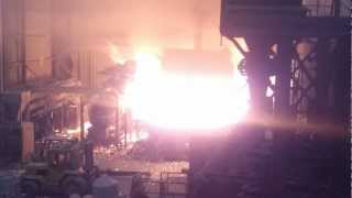 steel mill wet charge [upl. by Ecydnarb]