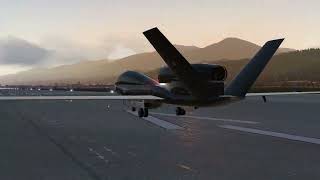 RQ4A GLOBAL HAWK IN VATSIM [upl. by Rannug]