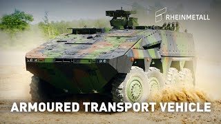 Rheinmetall Boxer  Armoured transport vehicle [upl. by Ailil]