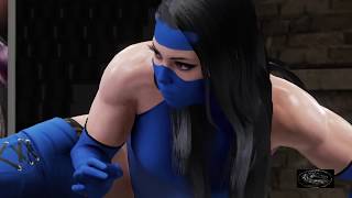 WWE 2K18 Sonya Blade vs Princess Kitana vs Jade  No Holds Barred [upl. by Namilus]