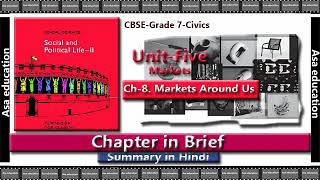 Ch 8 Markets Around Us Civics CBSE Grade 7 Chapter in Brief Summary in Hindi [upl. by Jena]