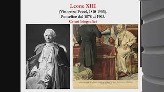 Lenciclica Rerum novarum 1891 di Papa Leone XIII videoconferenza del 23042021 [upl. by Eecyaj]