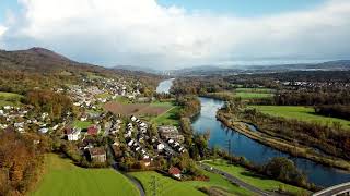 Drone Views of Switzerland in 4k Aarau amp Küttigen [upl. by Darraj]