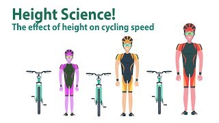 Science of how body height affects cycling speed why climbers are small and sprinters are tall [upl. by Nimajnab]