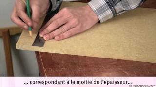 Assemblage par tourillons et guide de perçage [upl. by Lorusso102]