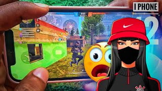 FREE FIRE LIVE  I PHONE 12 HANDCAM  NEW CS  RANK GAMEPLAY ❤️ [upl. by Nashner]