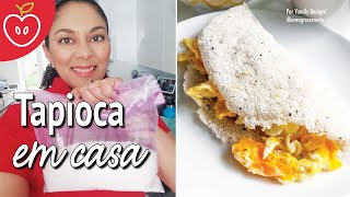 COMO FAZER TAPIOCA COM POLVILHO DOCE  Passoapasso completo [upl. by Arua285]