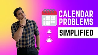 CALENDAR PROBLEMS SIMPLIFIED  FIND PARTICULAR DAY FOR A GIVEN DATE [upl. by Esinyl]