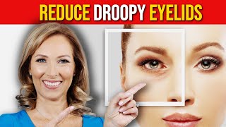 Face Yoga for Droopy Eyelids  Dr Janine [upl. by Pillihpnhoj]