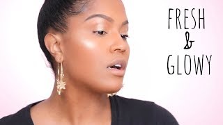 Fresh and Glowy Everyday Makeup  MakeupShayla [upl. by Mendelson]