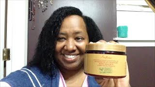 SHEA MOISTURE Honey amp Mafura Oil Intensive Hydration Hair Masque REVIEW  Perm Texlax Relaxed [upl. by Alberta]